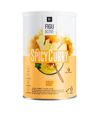 Supa de slabit Figu Active  Spicy Curry, 488 g